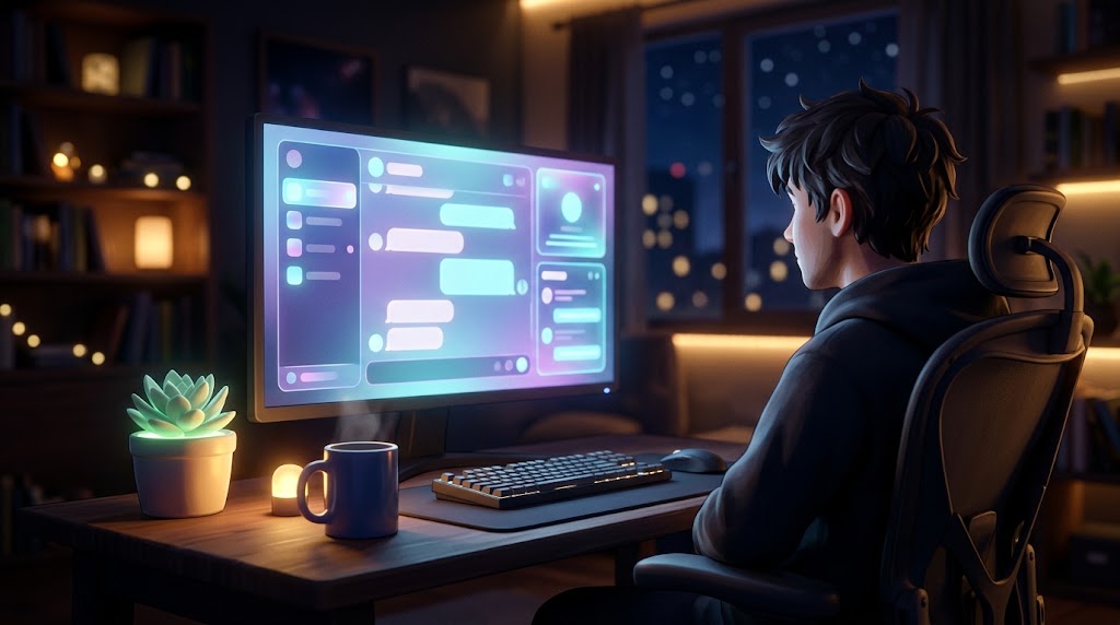 LM StudioでローカルLLMとチャットを始めるイメージ